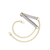 Kettenriemen - Chain Gang - hellgrau/gold