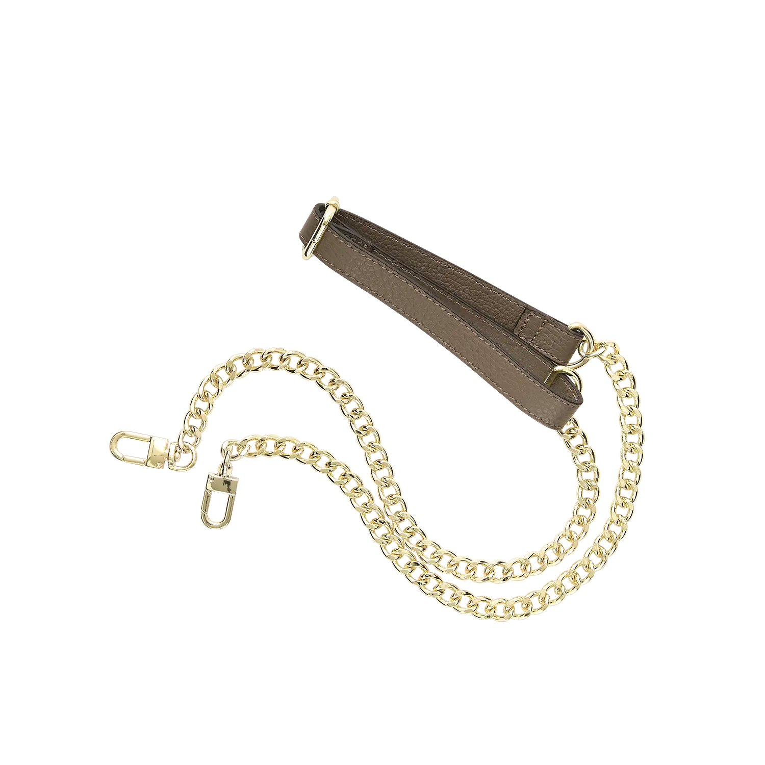 Kettenriemen - Chain Gang - taupe/gold