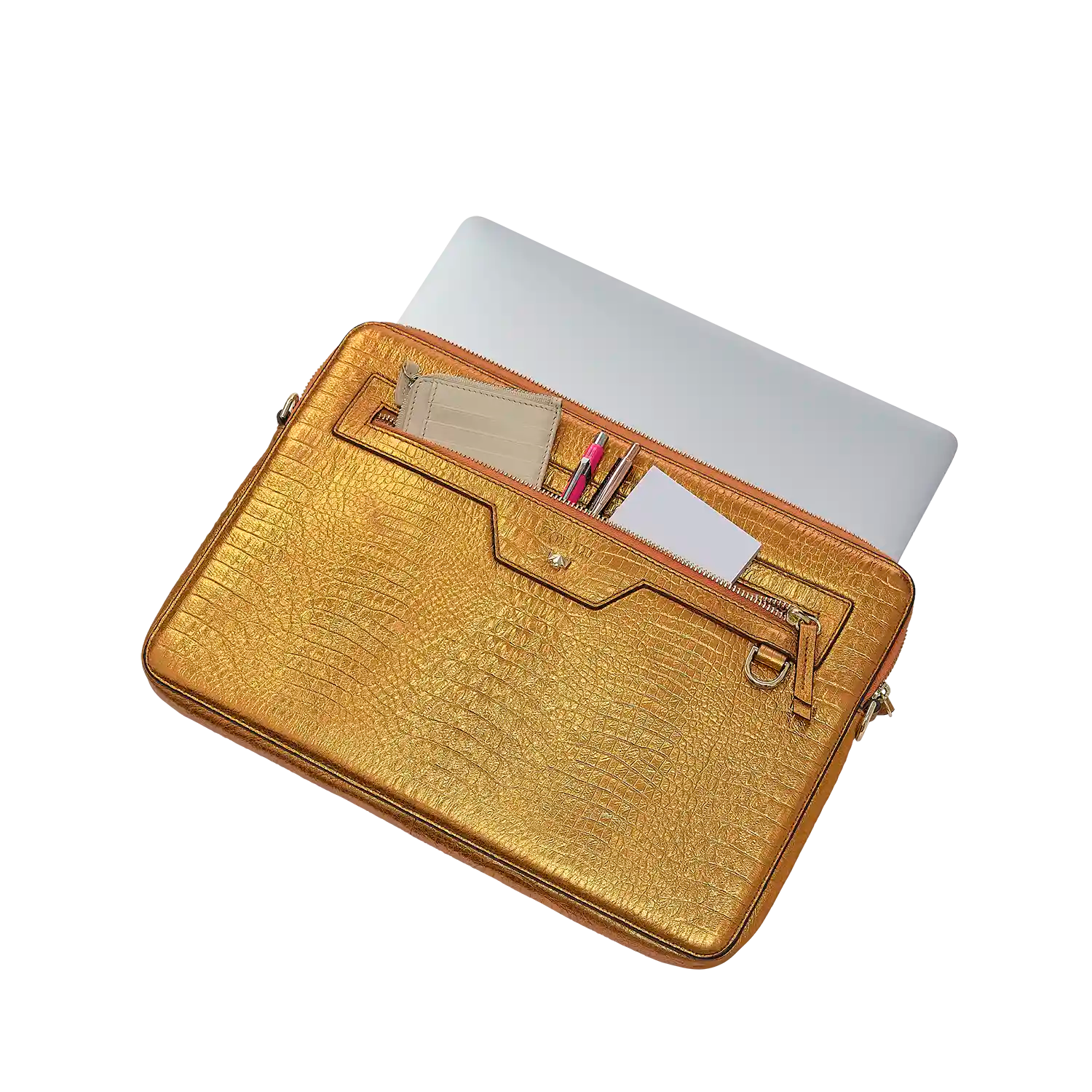 Laptop Sleeve 13/14" - Work it - orange metallic