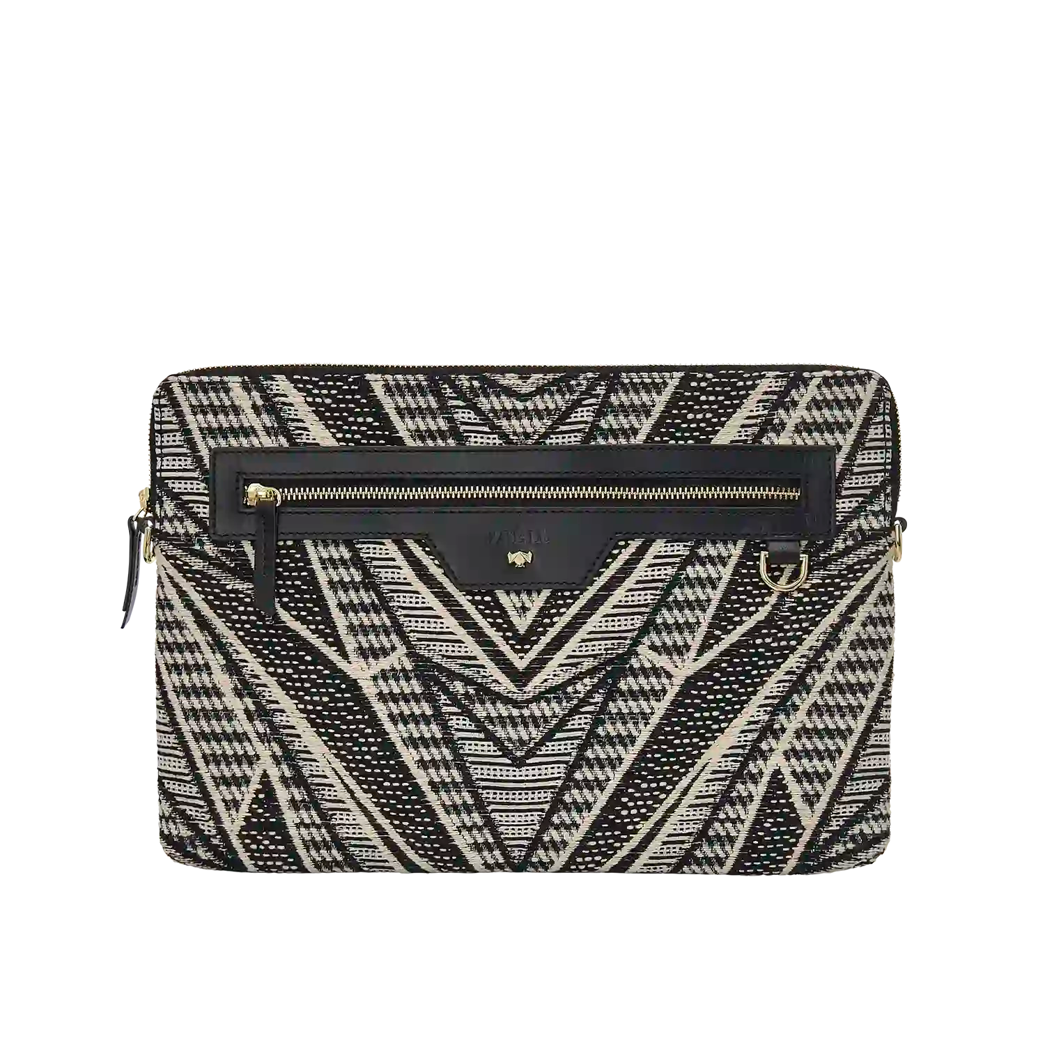 Laptop Sleeve 15/16" - Work it - schwarz-weiss