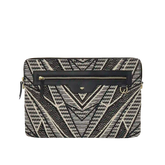 Laptop Sleeve 15/16" - Work it - schwarz-weiss