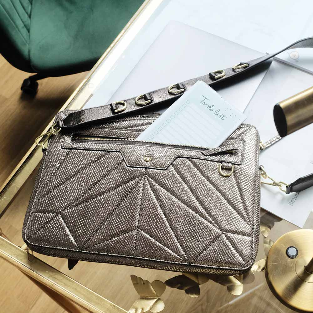 Laptop Sleeve 13/14" - Work it - bronze