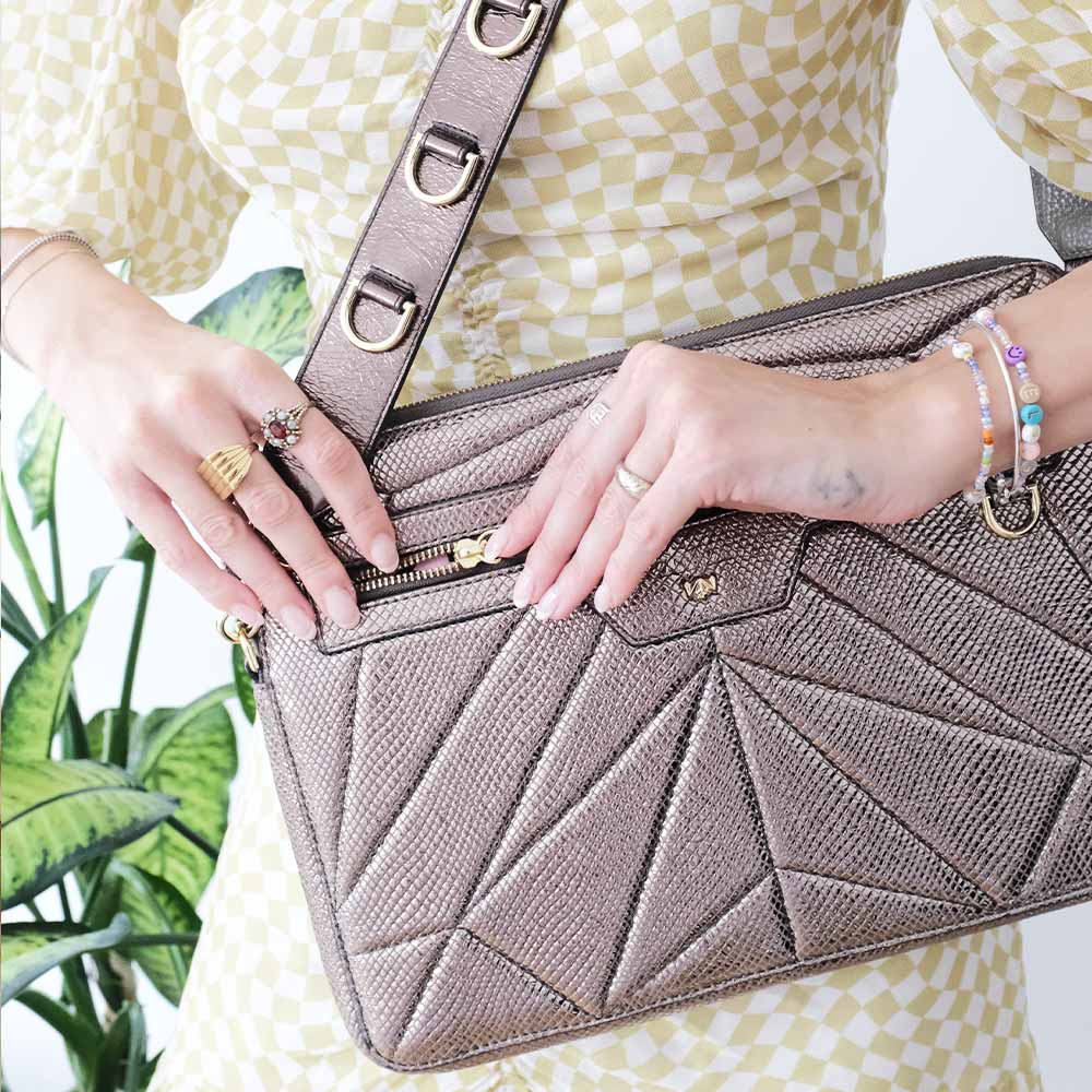 Laptop Sleeve 13/14" - Work it - bronze