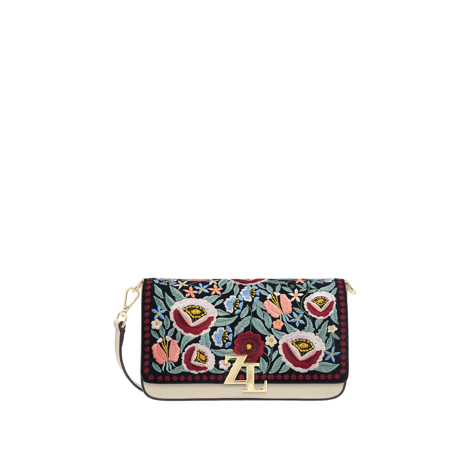 Wechselklappe - Romance Issue- schwarz-bunt