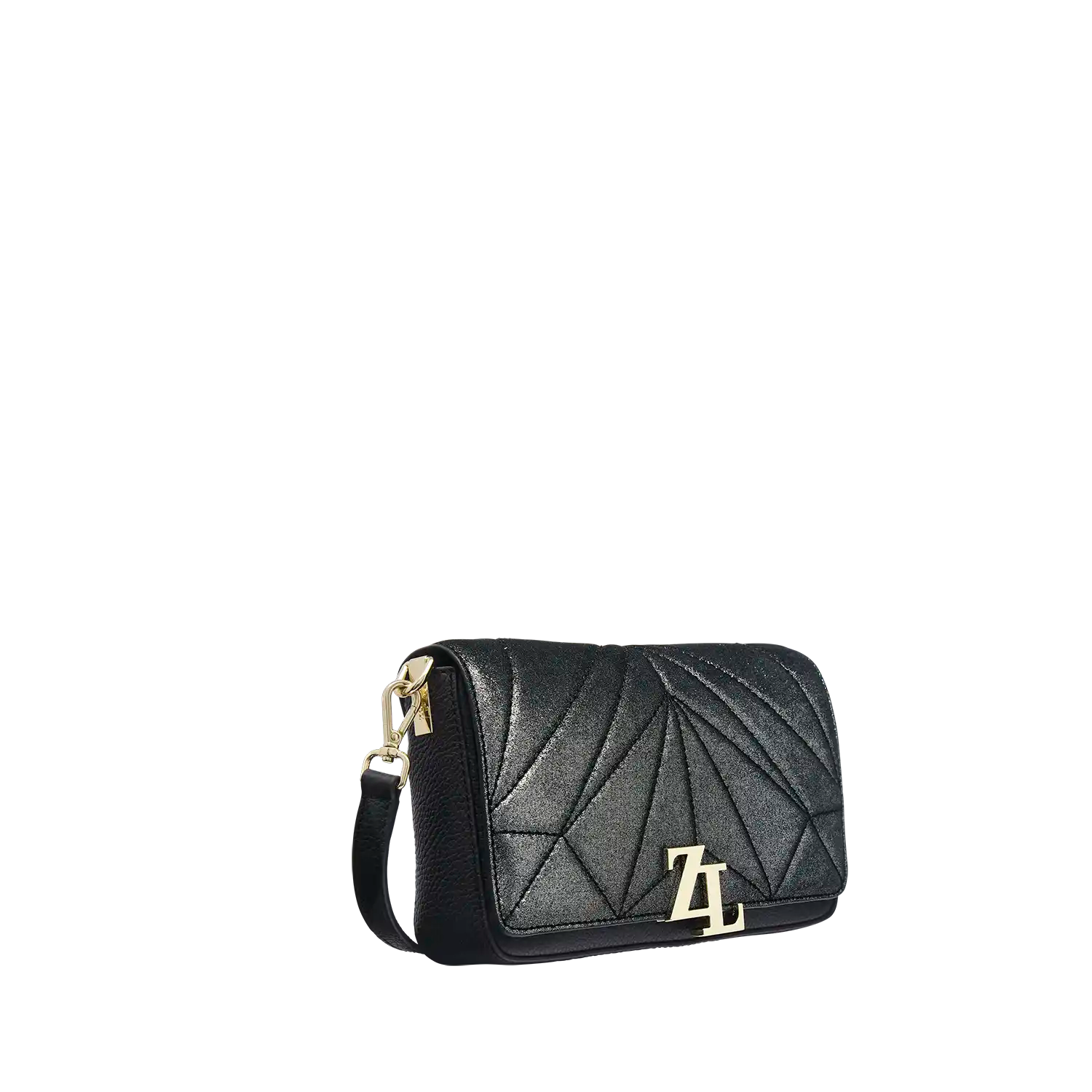 Wechselklappe - Iconic Glitter - schwarz