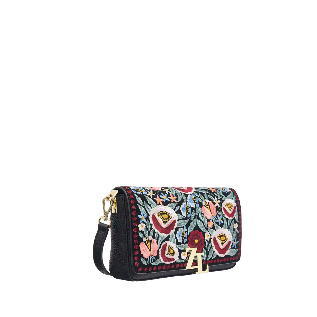 Wechselklappe - Romance Issue- schwarz-bunt