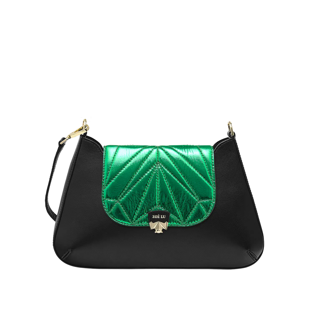 Wechselklappe - Mini Kinda Melon - grün-metallic