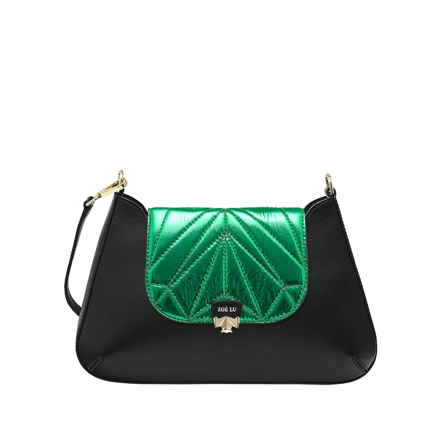 Wechselklappe - Mini Kinda Melon - grün-metallic