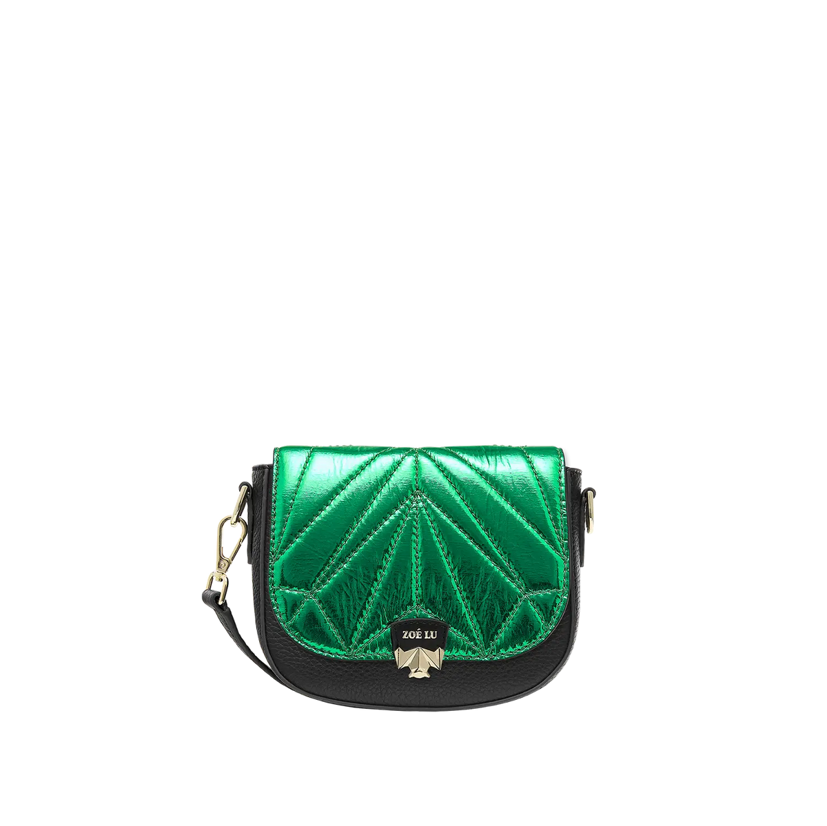 Wechselklappe - Mini Kinda Melon - grün-metallic