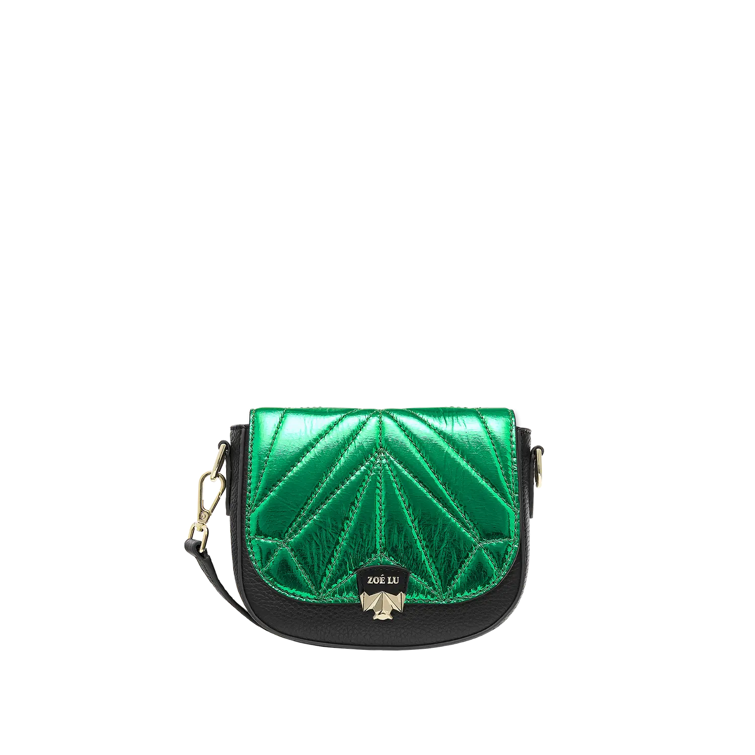 Wechselklappe - Mini Kinda Melon - grün-metallic