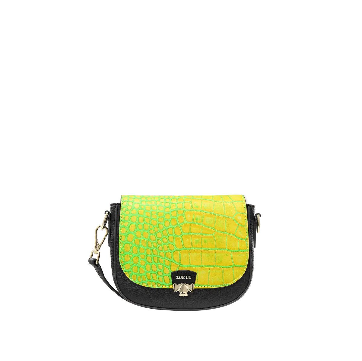 Wechselklappe - Mini Lemon Splash - gelb-gruen