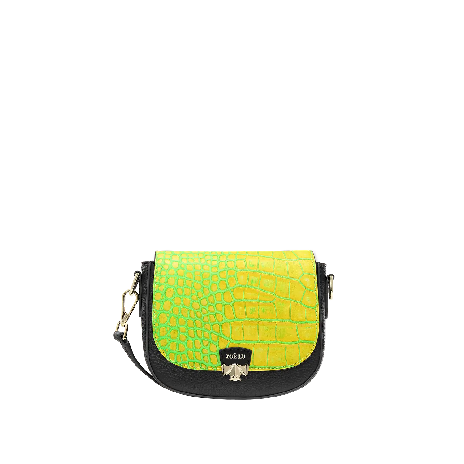 Wechselklappe - Mini Lemon Splash - gelb-gruen