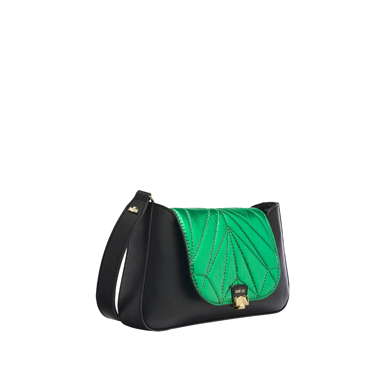 Wechselklappe - Mini Kinda Melon - grün-metallic