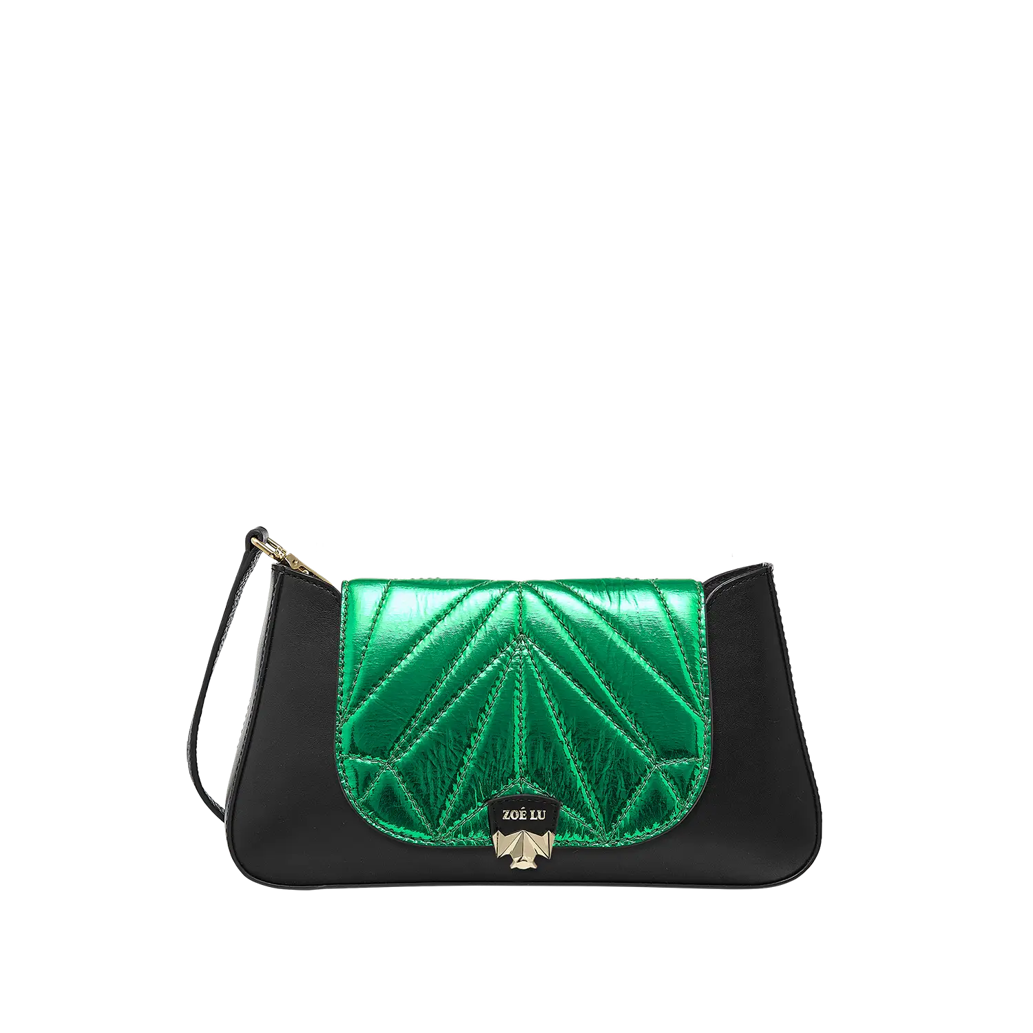 Wechselklappe - Mini Kinda Melon - grün-metallic