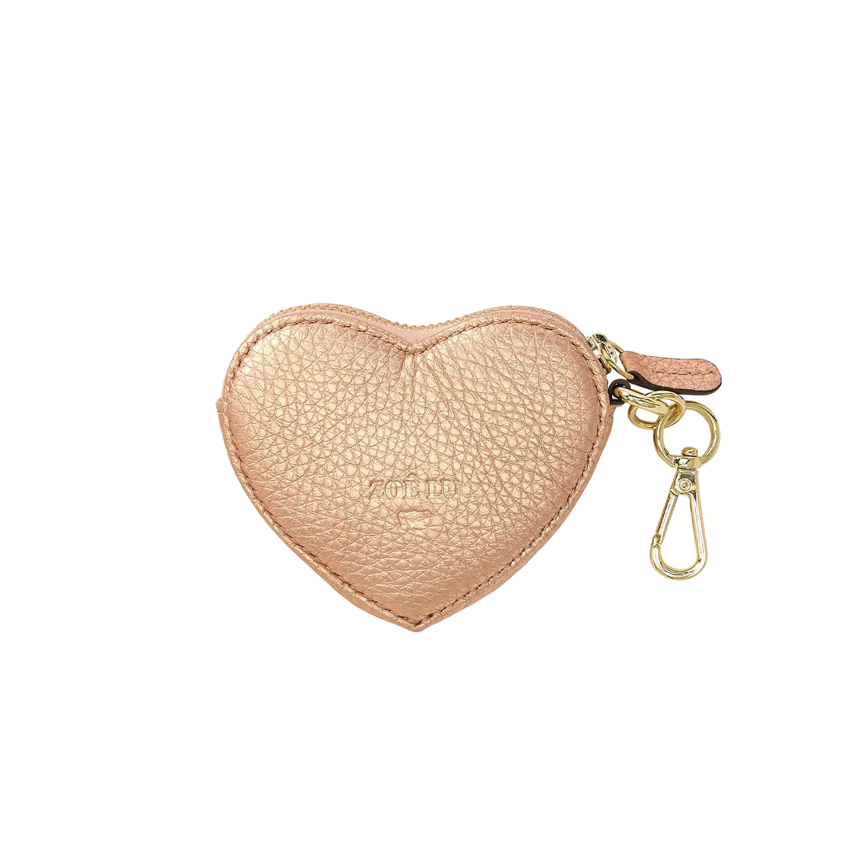 Schlüsselanhänger - Heartbeat - rosa-metallic