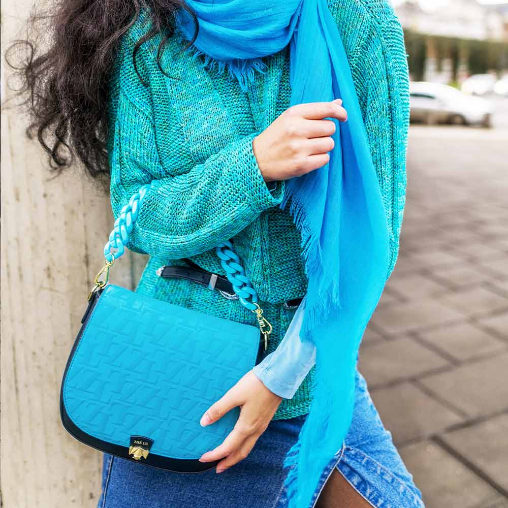 Wechselklappe - Mono Myrta - tuerkis