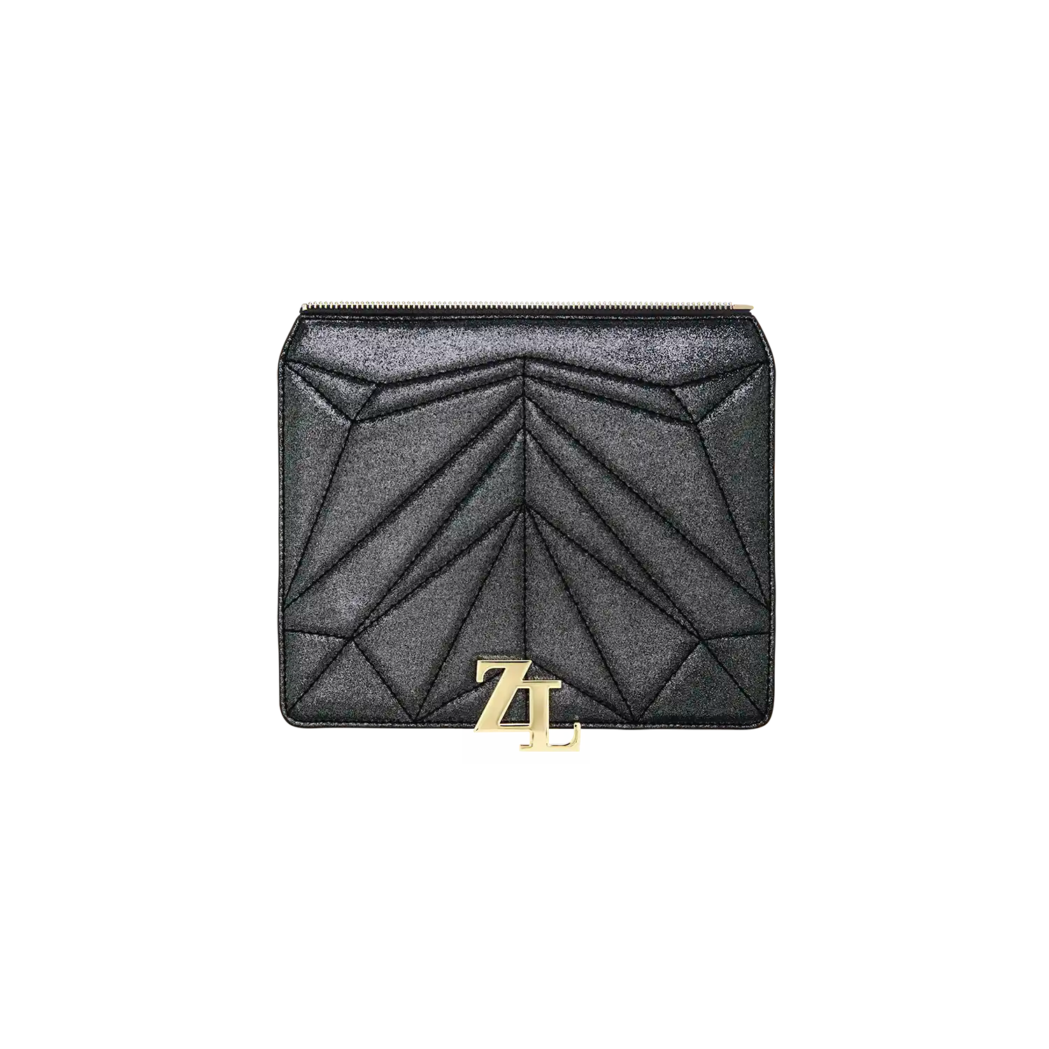 Wechselklappe - Iconic Glitter - schwarz